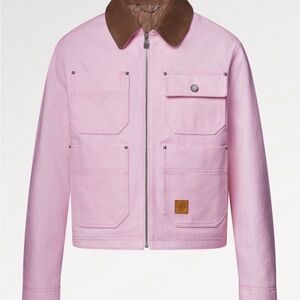 Louis Vuitton Pink Military Jacket